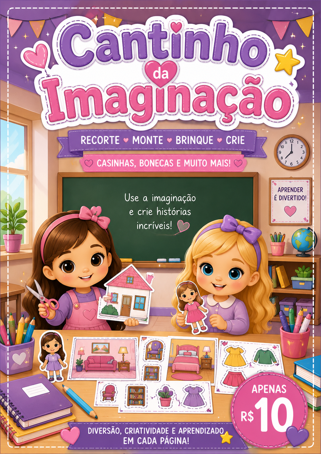 Kit Recortável Professora