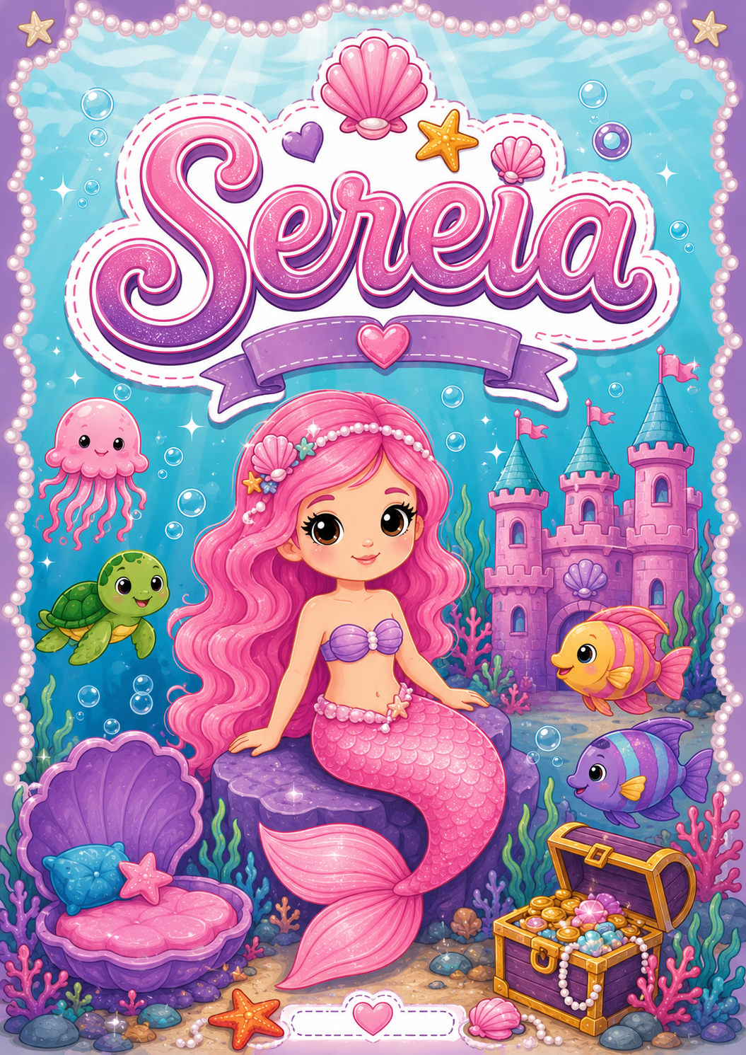 Kit Recortável Sereia